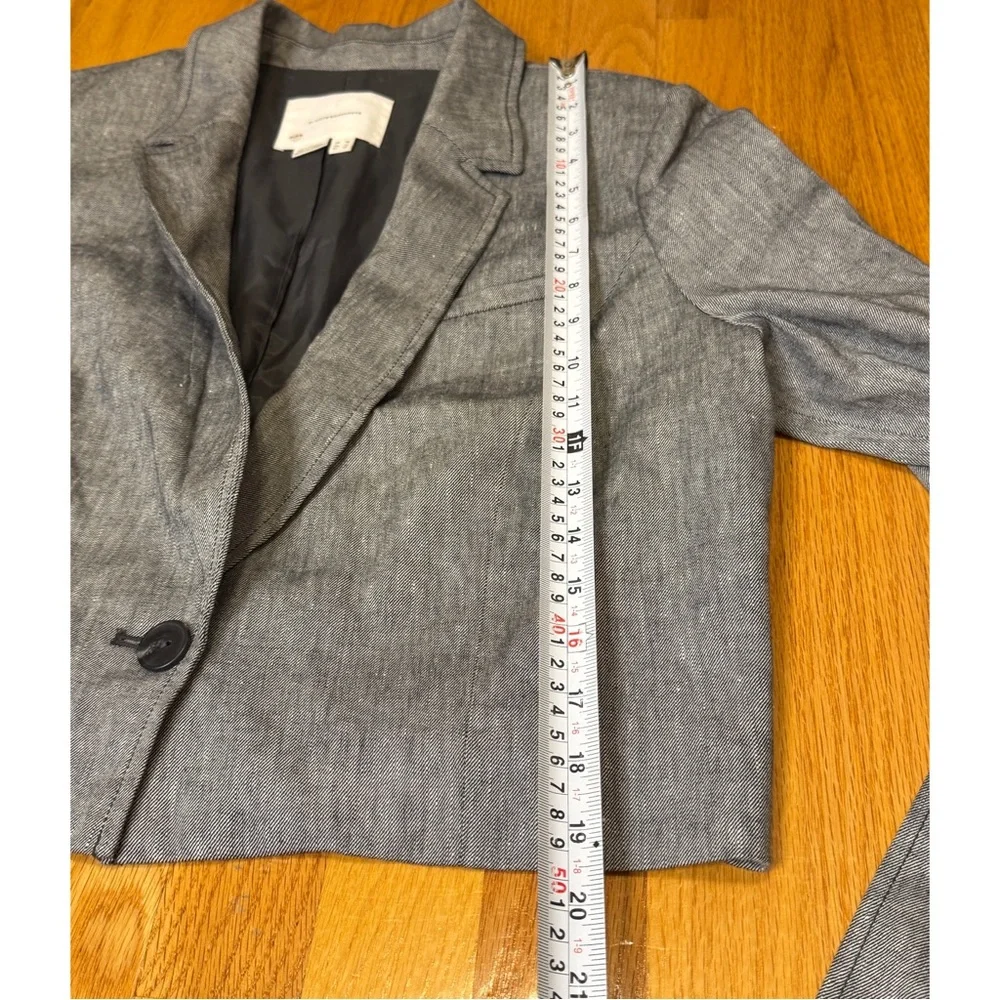By Anthropologie Cropped Slit Jacket